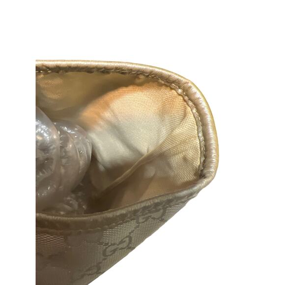 Gucci Joy Imprime Tote Silver PVC Leather Trim Shoulder Bag 197953 214397 - Picture 6 of 16